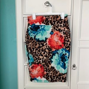 Thalia Sodi Floral Pencil Skirt